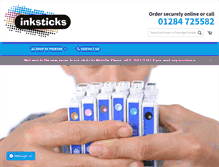 Tablet Screenshot of inksticks.co.uk